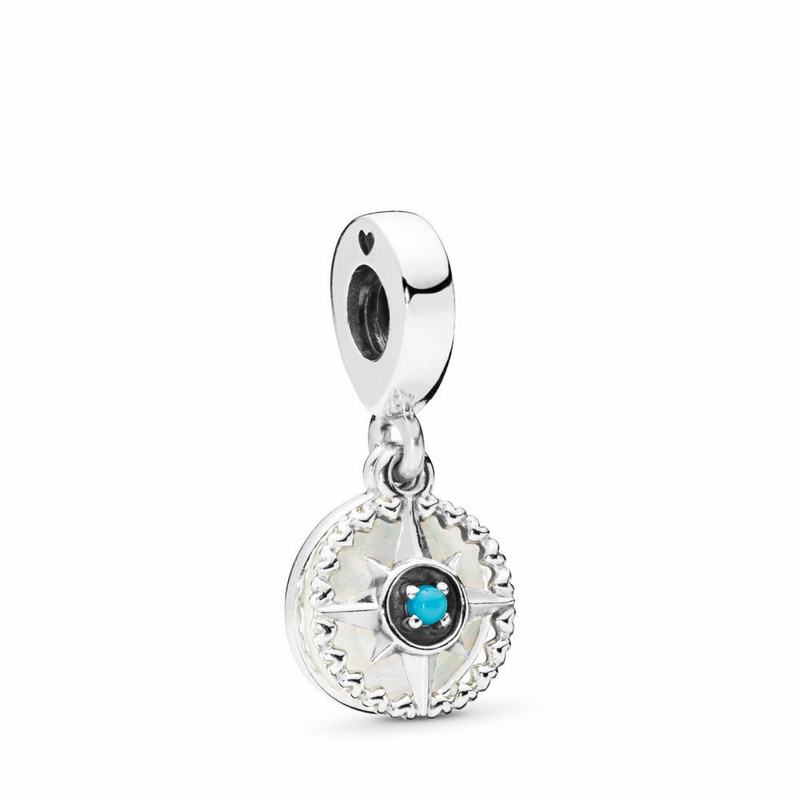 Pandora Compass Rose Dangle Charm NZ Sale, Sterling Silver (291634-VPY)